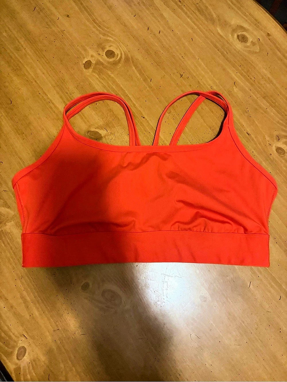 All in Motion Women's Sports Bra Orange Size XXL